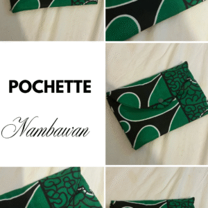 Petite Pochette “ NAMBAWAN vert ” — L’Essentiel à Portée de Main